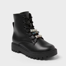 Kids' Bronx Lace-Up Combat Boots - art class