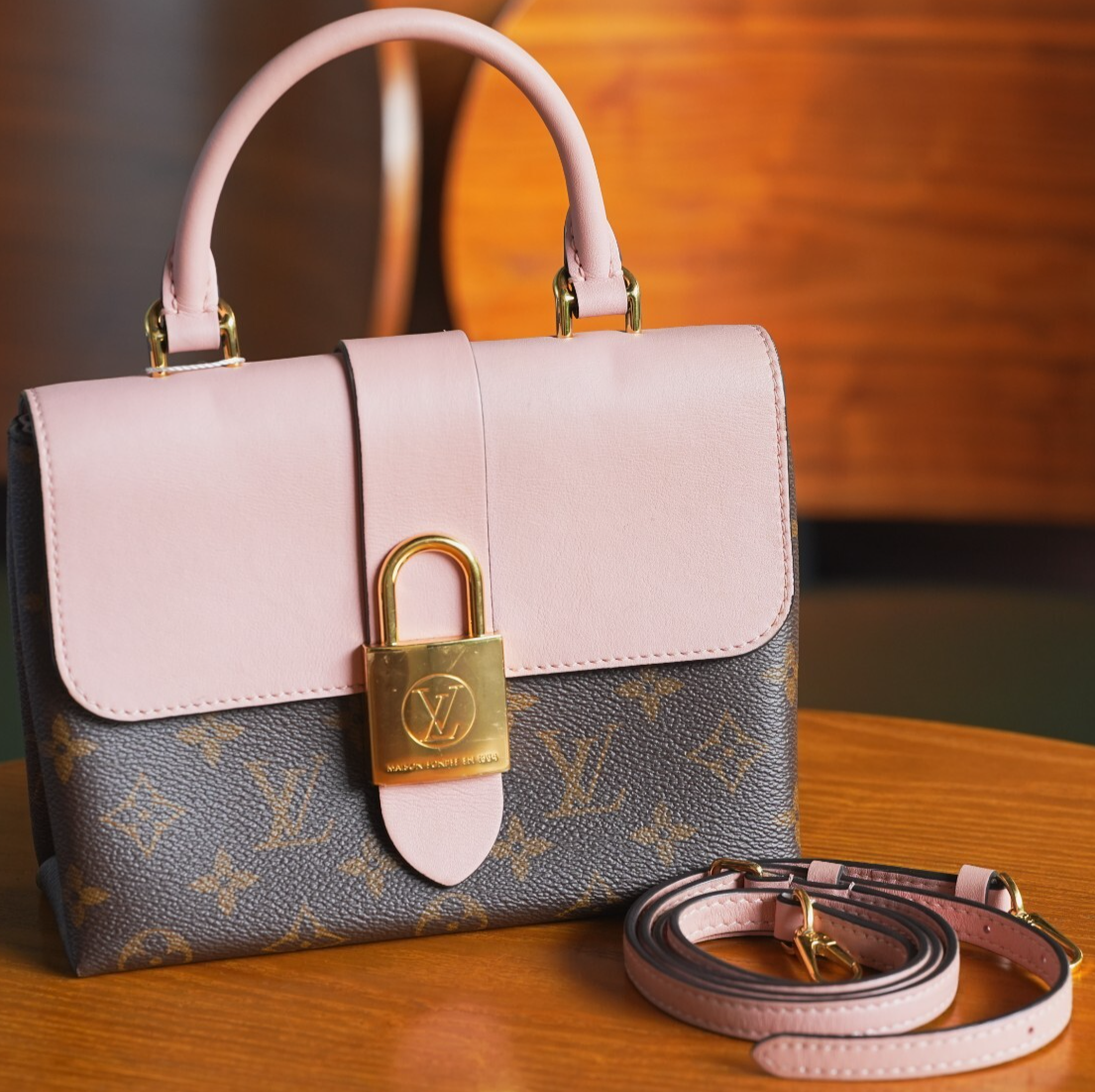 Louis Vuitton Monogram Locky BB Crossbody Handbag M44080