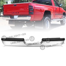 For 1994-2002 Dodge Ram 1500 2500 3500 New Chrome Rear Step Bumper Assembly94-01