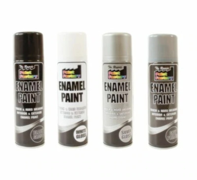 QUALITÄT Emaille Glanz Gerätegrundierung Sprühfarbe Aerosol Hartmetall 400ml