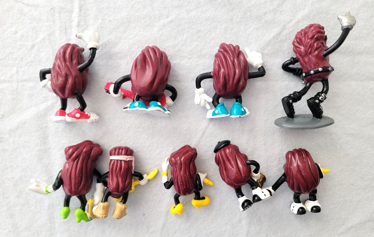 The California Raisins Musicians Set of 9, Michael Jackson, Jimi