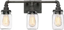 Quoizel Lighting SQR8603RK Squire 3 Light Transitional Bath Vanity
