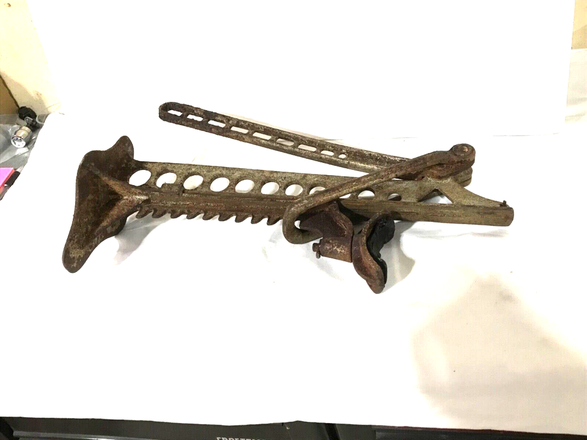 ANTIQUE 1920 s MILWAUKEE CAR JACK 19” H WORKING | eBay