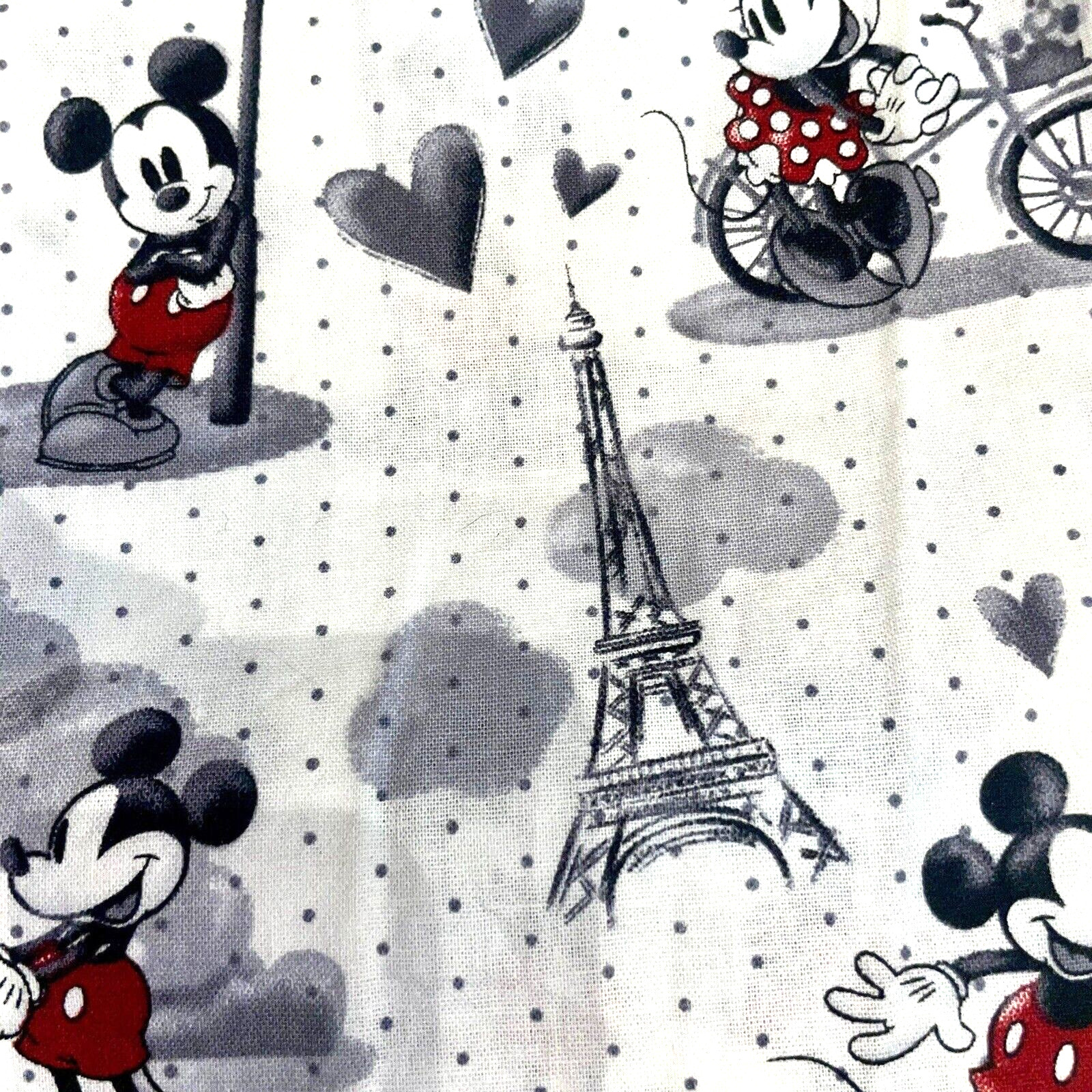 Mickey and Minnie Mouse Womens Surgical Scrub Cap| Nurse Bonnet, Hat with Mickey image 10