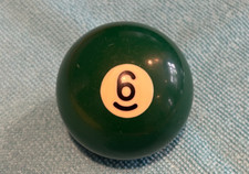 Replacement 6 Billiard Pool Ball 2 1/4" Diameter
