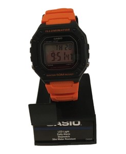 casio w218h orange