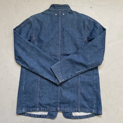Vintage Levi's Engineer Band Collar Chore Work Jacket 1990s-Y2K