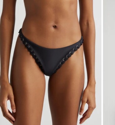 New Miaou Rio Bikini Bottoms in Black Size XL