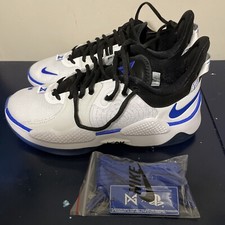 Size 8 - Nike PG 5 x PlayStation White