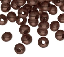 100 Antiqued Copper Plated Brass 3x2mm Rondelle Smooth Beads with 0.7-9mm Hole