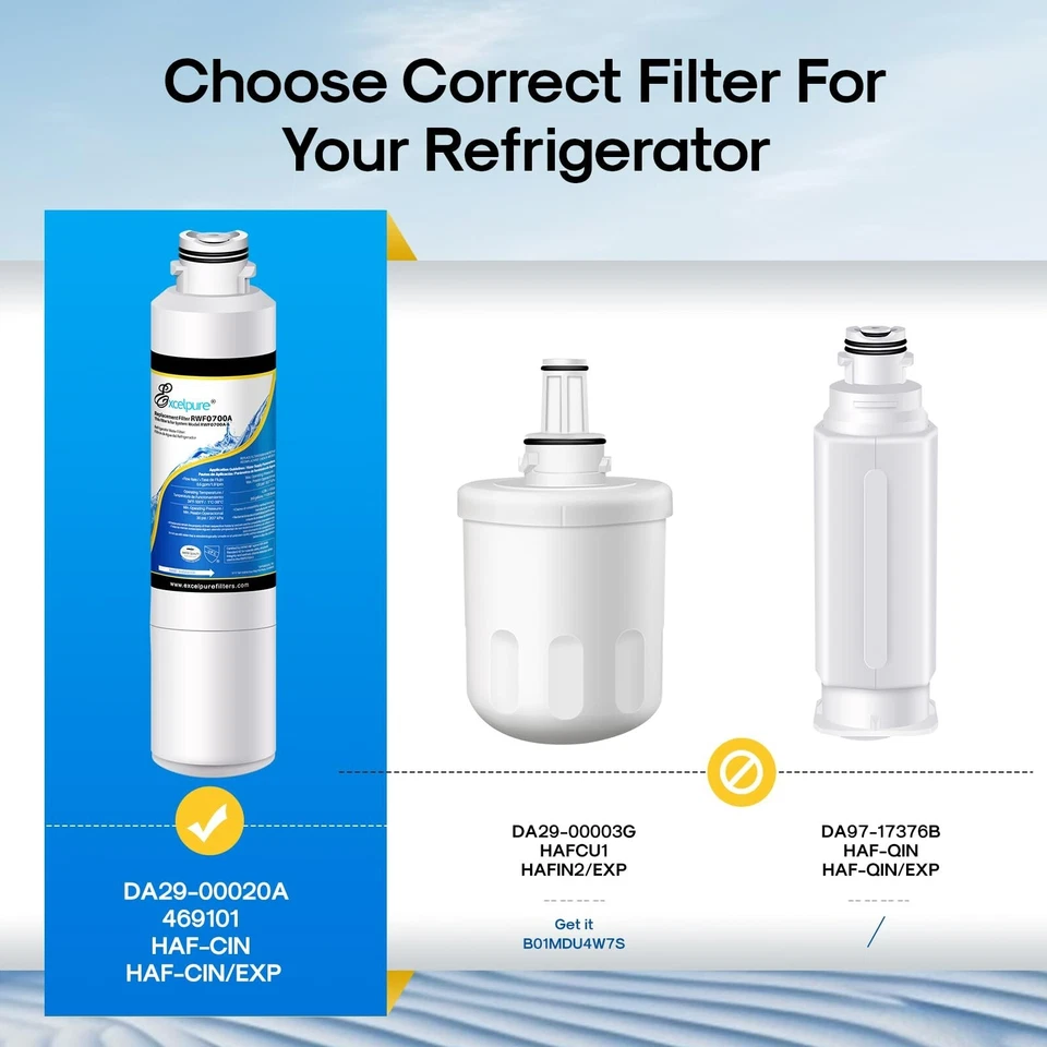 DA29-00020B Replacement for Samsung HAF-CIN, RF28HMEDBSR,DA97-08006A, 2 PACK - Image 3 of 4