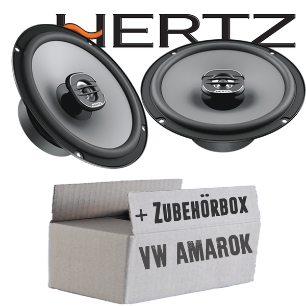 Hertz Lautsprecher FüR VW Amarok Front Heck TüRen Boxen 16Cm Koax Auto Einbauset-image