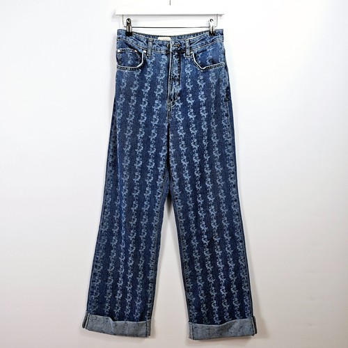 Anthropologie - Jeans a vita alta Pilcro The Austyn - blu - 28 W - prezzo consigliato £ 130