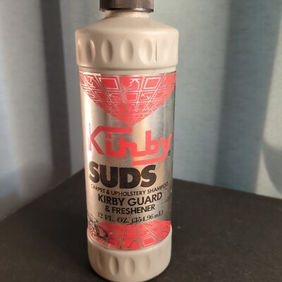 Kirby Suds 12 oz Carpet Upholstery Shampoo Guard Freshener Floor Care 12 Oz Vtg