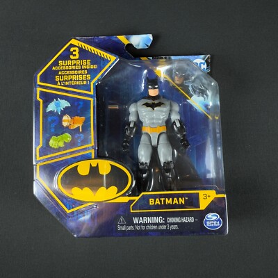 DC Spin Master Batman Hero Action Figure With 3 Surprise Accessories NEW