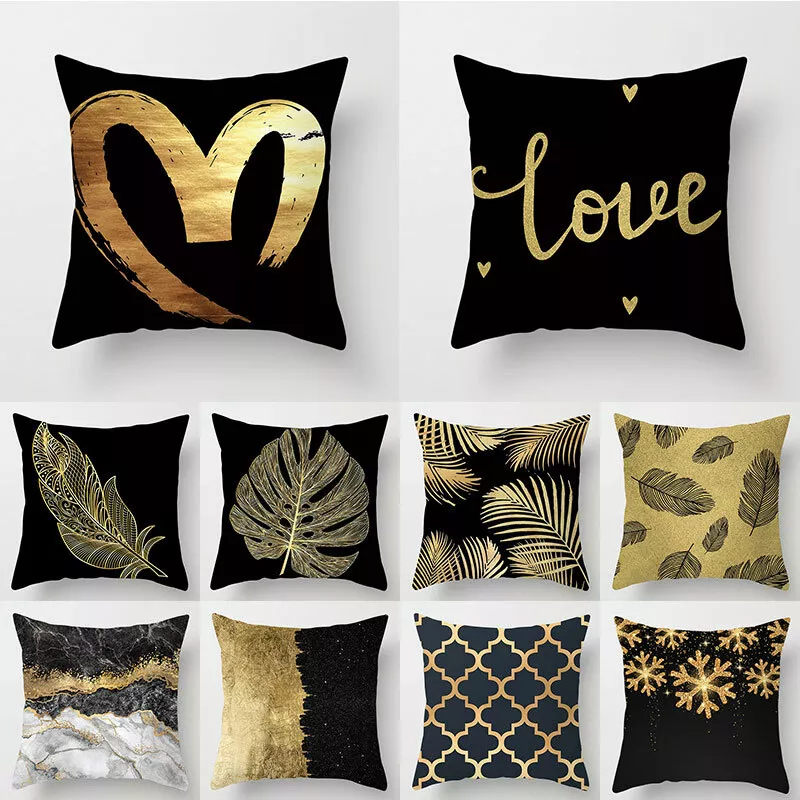 Gold cushion top covers ebay