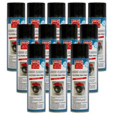 Lot De 12 Sprays Dégraissant Superpuissant BERER 750ml - Pour Moteur, Freins, Chaînes, Engrenages