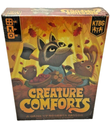 Neu OVP Creature Comforts Gesellschaftsspiel Englisch