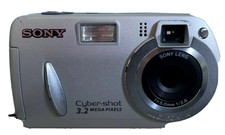 Sony Cyber Shot Dsc P32 3 2mp Digital Camera Silver For Sale Online Ebay