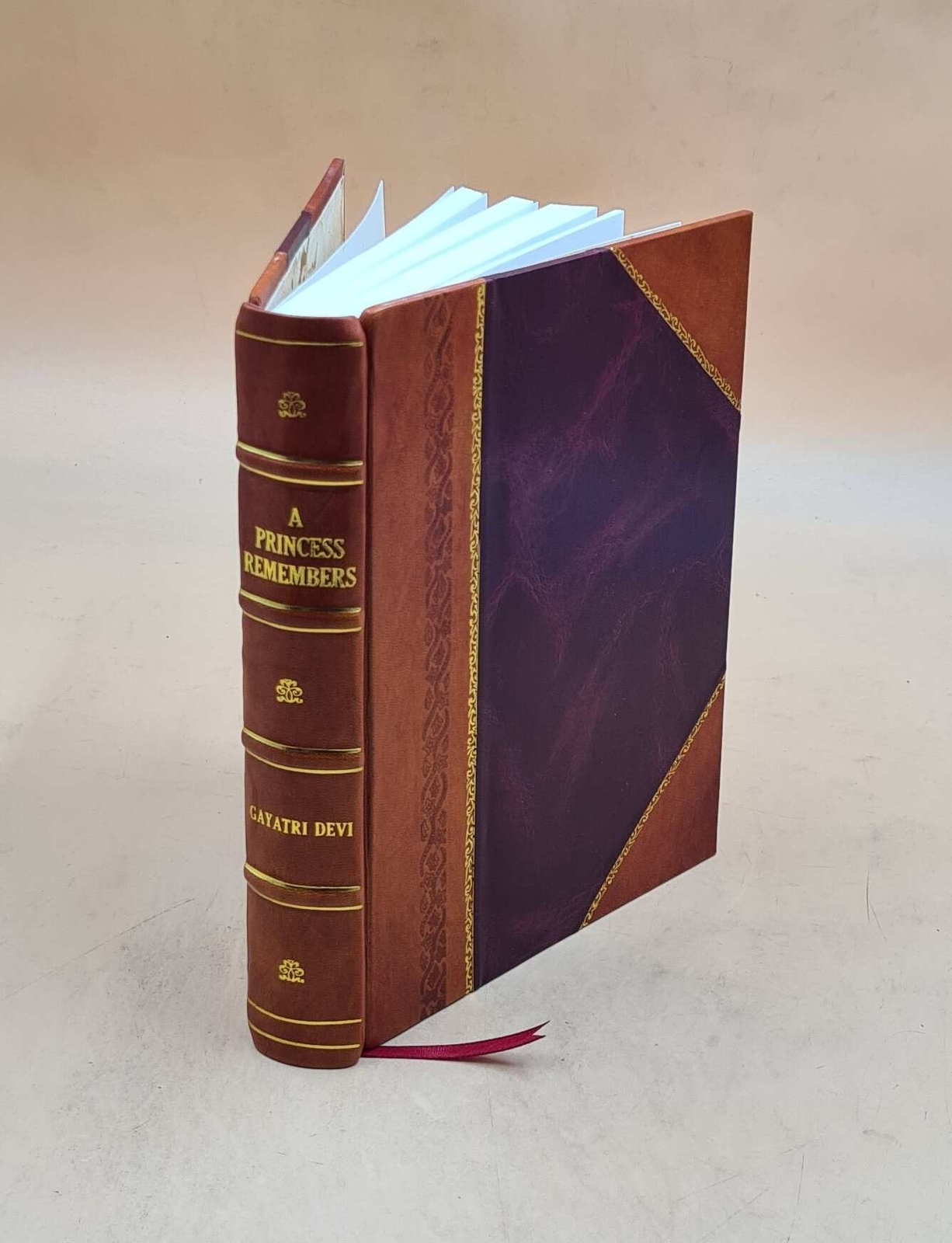 Memoirs of the Maharani of Jaipur A Princess Remembers Leather Bound Edition  