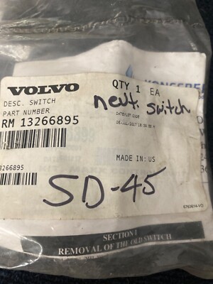 Volvo 13266895 switch | eBay