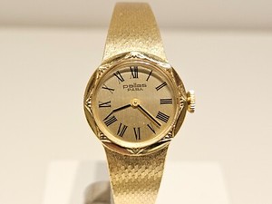 Authentic VINTAGE SMALL LUXURY GOLD PLATED LADIES MECHANICAL WATCH BRACELET "PALLAS" PARA