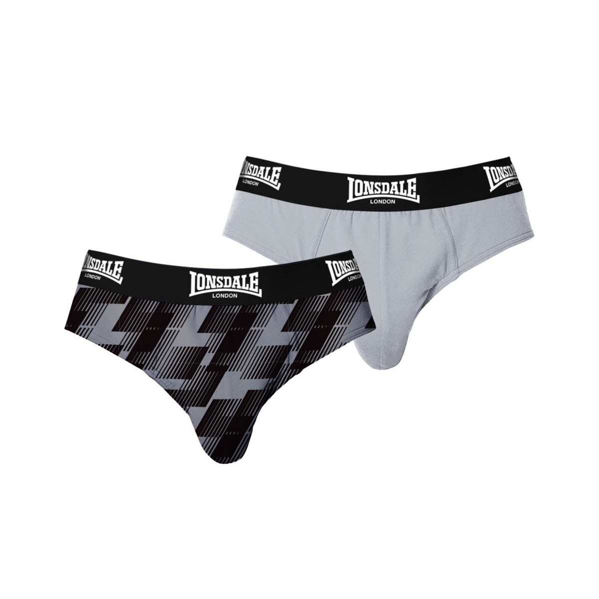 Slip Uomo Lonsdale - Confezione Da 2 Pezzi, Cotone Elasticizzato, Biancheria Intima Comfort