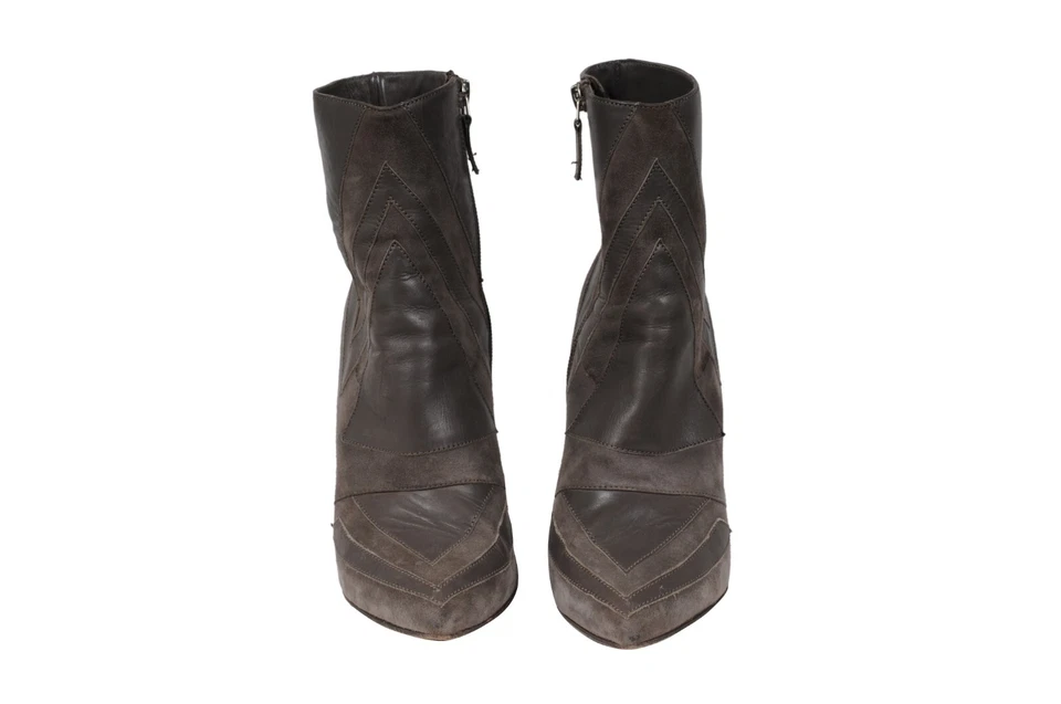 Botines de gamuza Laurence Dacade para mujer punta EE. UU. 7,5 UE 37,5 gris gamuza Foto 2 de 4