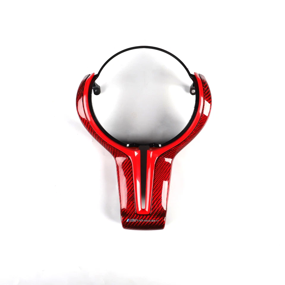 New Genuine Carbon Fiber Steering Wheel Replacement Cover for BMW M2 F87 2016-18 Foto 2 de 4