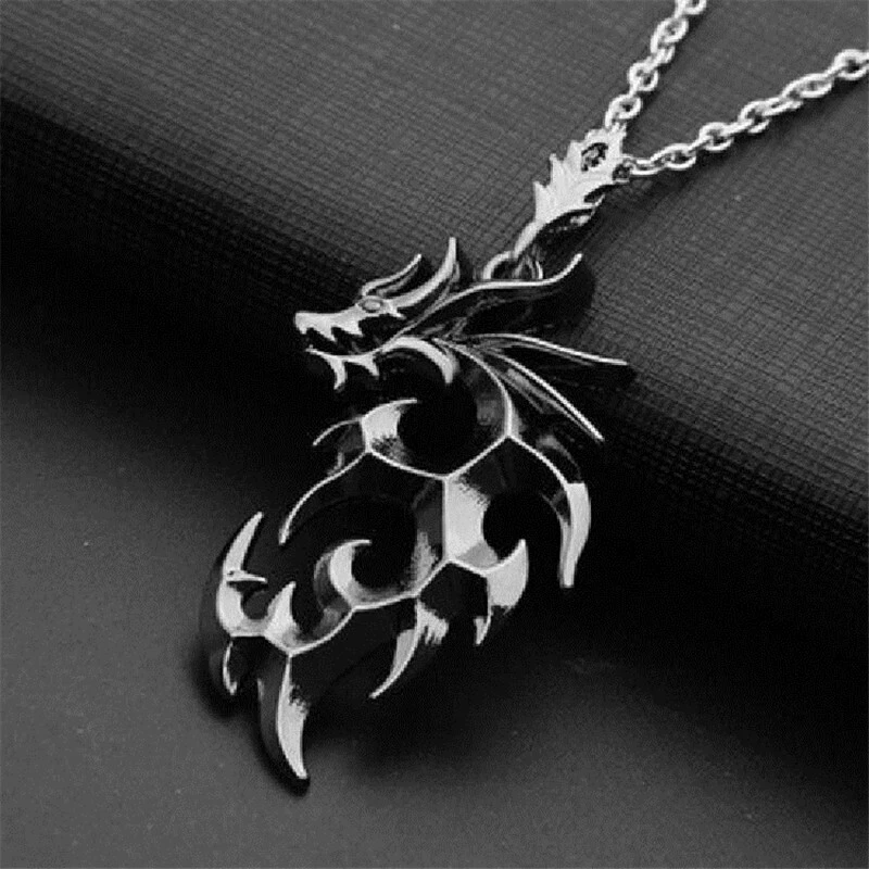 Simple dragon necklace deals