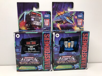 TRANSFORMERS LEGACY Core Class Lot of 2 NEMESIS PRIME & THUNDERCRACKER New