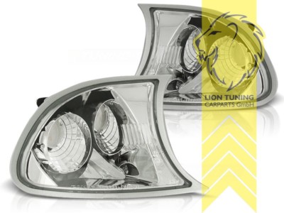 Frontblinker für BMW E46 Coupe Cabrio chrom