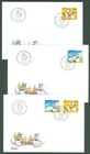 Switzerland R20 COMIC - 3 FDC 2004