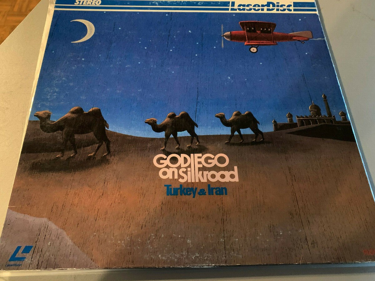 GODIEGO on Silk RoadレーザーディスクPIONEERゴダイゴ Godiego On Silk Road Laserdisc Turkey Iran Rare MP 006-22TE
