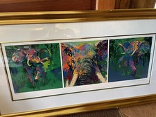 leroy neiman signed serigraph “Elephant Triptych”