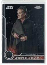 2023 Topps Chrome Star Wars Base General Leia Organa 56