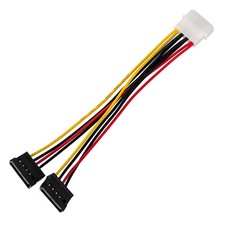 IDE 4pin to SATA Power Cable Splitter Wire for Hard Drive DVD Writer DC Supply