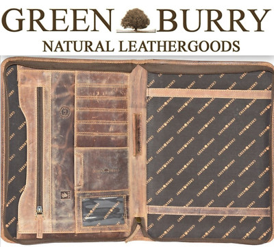 Greenburry Cartella Vintage In Pelle 40 Cm Con Scomparto Per Computer Portatile Braun | Sul - Foto 11