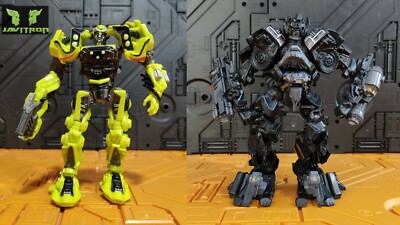 TRANSFORMERS RATCHET AND IRONHIDE ROBOT REPLICAS MOVIE LOOSE LIKE NEW JAVITRON