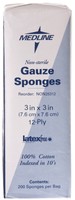 Medline Woven Non-sterile Gauze Sponges, 3 X 3, 12 Ply, Pack Of 200- Non25312h on sale Medline Woven Non-sterile Gauze Sponges, 3 X 3, 12 Ply, Pack Of 200- Non25312h on sale
