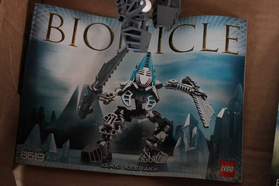 Набор Lego Bionicle 8619 Vahki Keerakh & Toa Hordika Nokama 8737 - Изображение 3 из 4