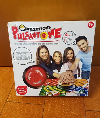 Quizzettone Knopf 4 Spiele in einem Elektronik voll funktionsfähig 100%