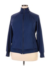 Infinity Women Blue Track Jacket Xl