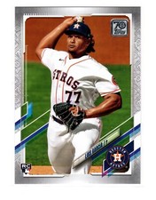 Luis Garcia RC 2021 Topps #547 1st RC Platinum Anniversary #/70 Houston Astros