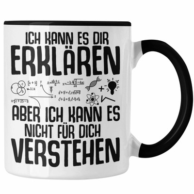 Lustige Mathe/Physik Tasse „Zahlenflüsterer“ – Geschenk Für Lehrer, Studenten, Nerds (Rosa)