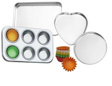 Deluxe Pan Set Compatible With Easy Bake Oven  Cupcake/muffin Paper Liners That
