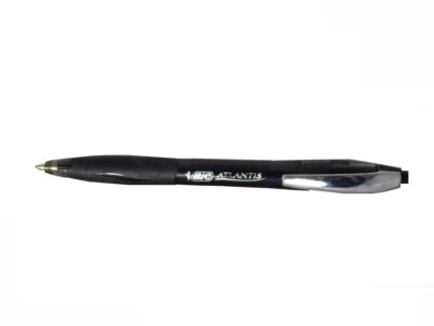 5 BIC Kugelschreiber ATLANTIS Soft in schwarz 0,4 mm Druckkugelschreiber