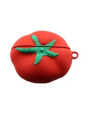 ENTION Airpods 4 Case Silicone Anime Tomato Character Cover Full Protection