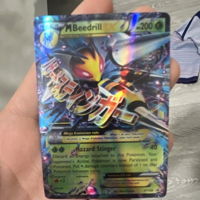 Pokémon M Beedrill EX Promo Holo Mega Evolution XY XY158 200 HP Card