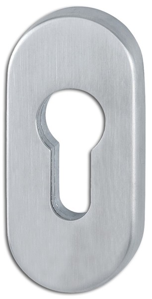 Hoppe Schutzrosette E55S-SR Oval 6,0Mm Pz F69 Edelstahl Matt-image